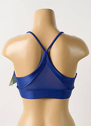 Soutien-gorge sans armature haut triangles bleu ALTO GIRO femme