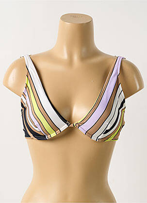 Haut de maillot de bain haut soutien-gorge emboitant haut soutien-gorge emboitant violet DESPI femme
