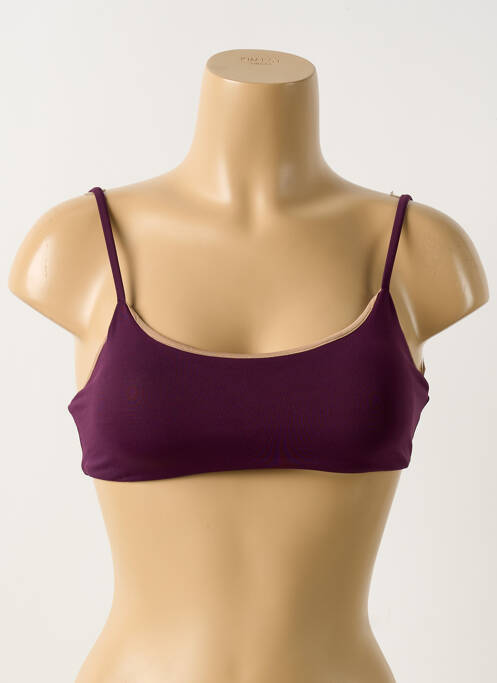 Soutien-gorge sans armature brassieres violet ALTO GIRO femme
