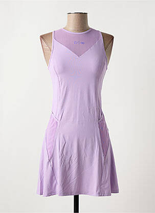 Robe courte sans manche sans manche violet ALTO GIRO femme