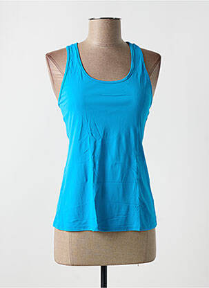Débardeur sport multisport sans manche bleu ALTO GIRO femme