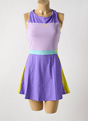 Robe courte sans manche sans manche violet ALTO GIRO femme