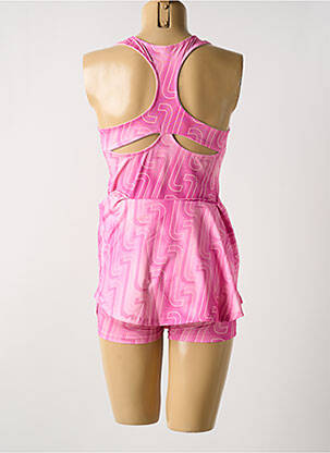 Robe courte sans manche sans manche rose ALTO GIRO femme