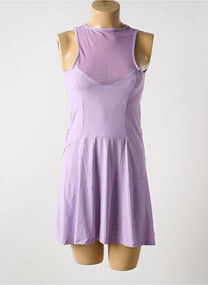 Robe courte sans manche sans manche violet ALTO GIRO femme