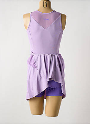 Robe courte sans manche sans manche violet ALTO GIRO femme