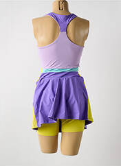 Robe courte violet ALTO GIRO pour femme seconde vue