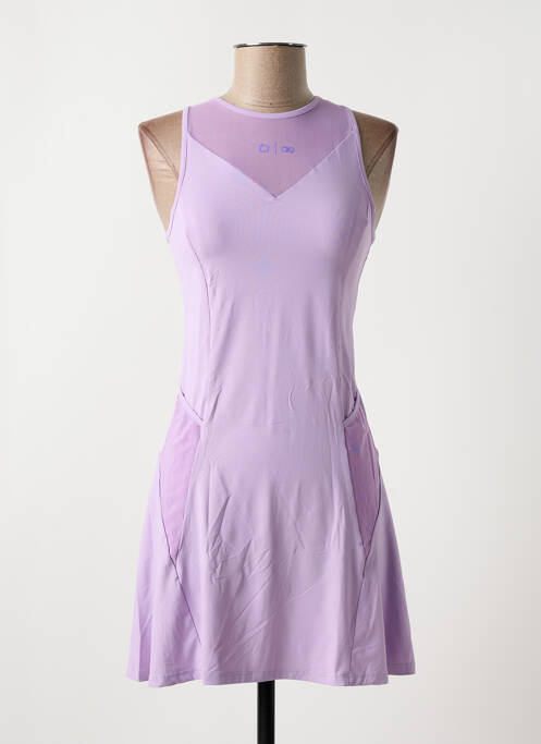 Robe courte violet ALTO GIRO pour femme