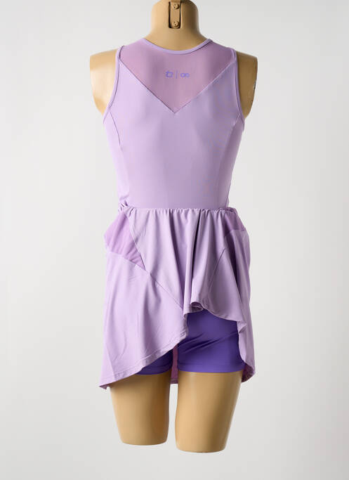 Robe courte violet ALTO GIRO pour femme