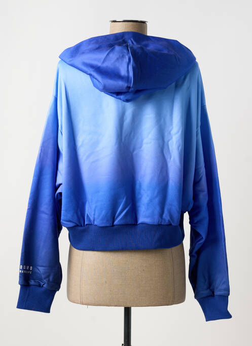 Sweat-shirt à capuche bleu ALTO GIRO pour femme