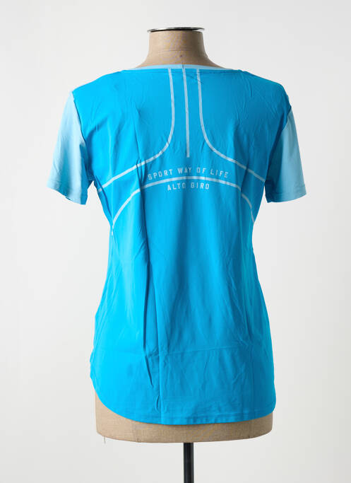 T-shirt bleu ALTO GIRO pour femme