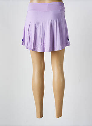 Jupe short taille élastique violet ALTO GIRO femme