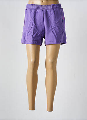 Short coupe droite violet ALTO GIRO femme