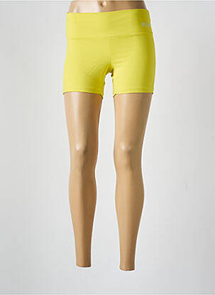 Short taille élastique jaune ALTO GIRO femme