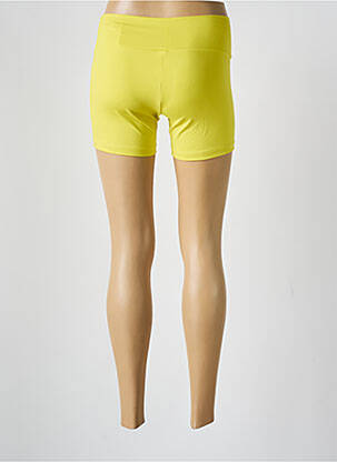 Short taille élastique jaune ALTO GIRO femme
