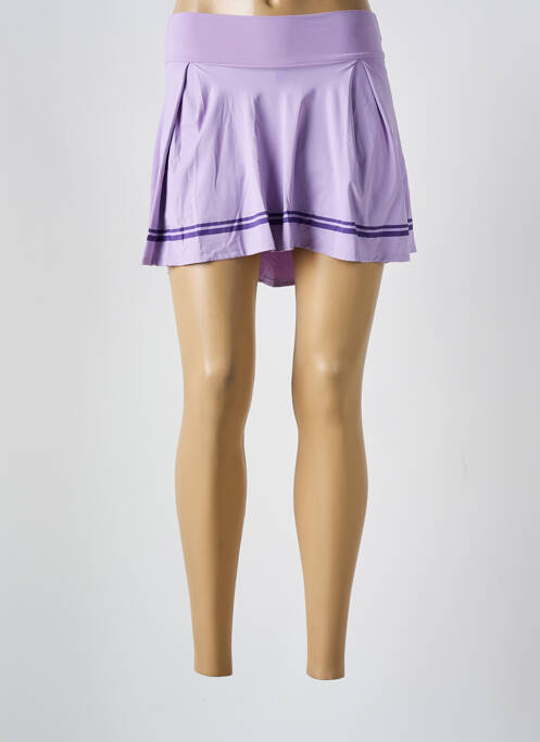 Jupe short violet ALTO GIRO pour femme