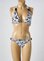 Maillot de bain 2 pièces blanc DESPI pour femme seconde vue