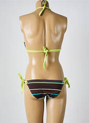 Maillot de bain 2 pièces marron DESPI pour femme seconde vue