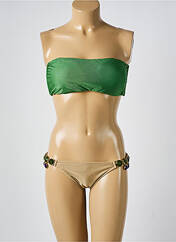 Maillot de bain 2 pièces vert DESPI pour femme seconde vue