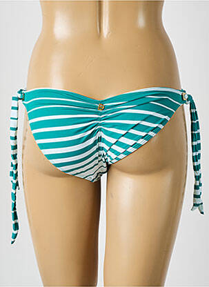 Bas de maillot de bain fermeture liens à nouer bikini vert DESPI femme