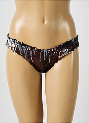 Bas de maillot de bain tissage satiné culotte or DESPI femme