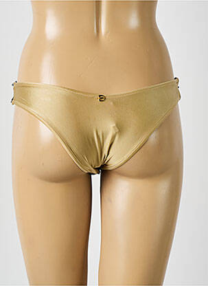 Bas de maillot de bain tissage satiné culotte or DESPI femme