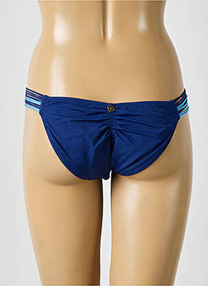 Bas de maillot de bain tissage satiné culotte bleu DESPI femme