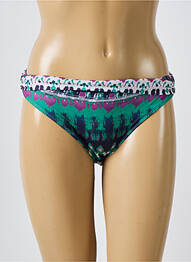 Bas de maillot de bain imprimé fantaisie culotte violet DESPI femme