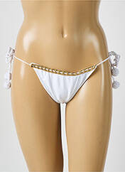Bas de maillot de bain blanc DESPI pour femme seconde vue