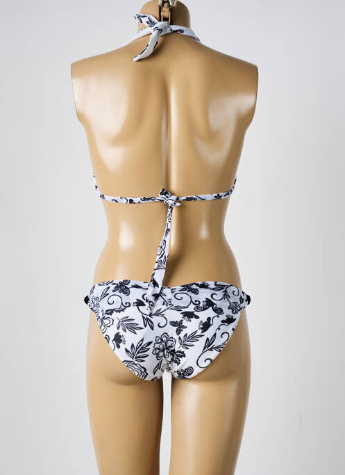 Maillot de bain 2 pièces blanc DESPI pour femme