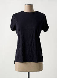 T-shirt stretch manches courtes noir ALTO GIRO femme