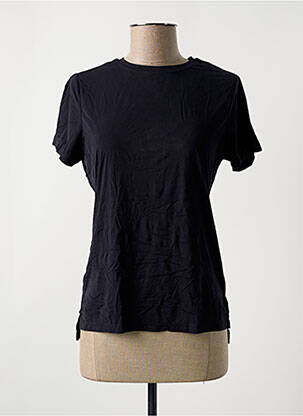 T-shirt stretch manches courtes noir ALTO GIRO femme