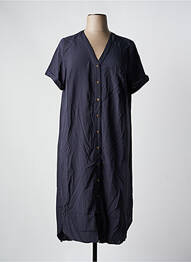 Robe longue manches courtes manches courtes bleu ONLY CARMAKOMA femme