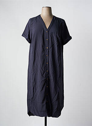 Robe longue manches courtes manches courtes bleu ONLY CARMAKOMA femme