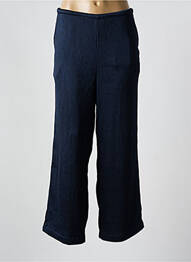 Pantalon droit taille élastique bleu MINIMUM femme