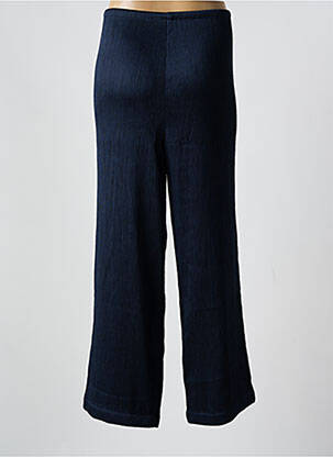 Pantalon droit taille élastique bleu MINIMUM femme
