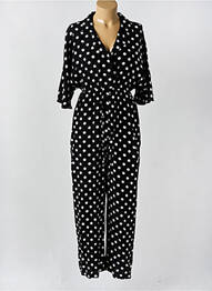Combi-pantalon manches courtes manches courtes noir ARTLOVE femme