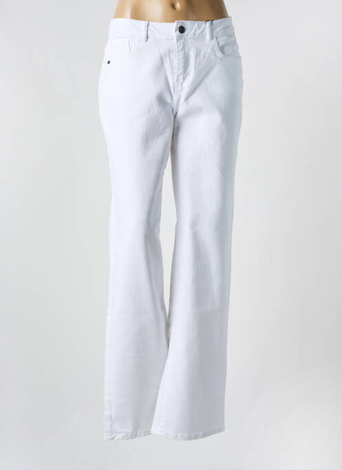 Jeans coupe droite blanc NOISY MAY pour femme