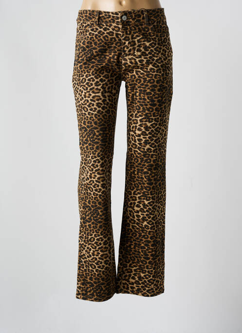 Pantalon droit marron PIECES pour femme