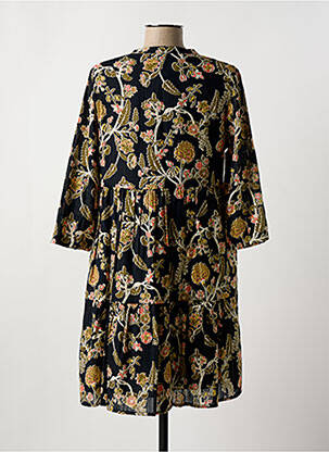 Robe courte manches 3/4 manches 3/4 noir LA FIANCÉE femme