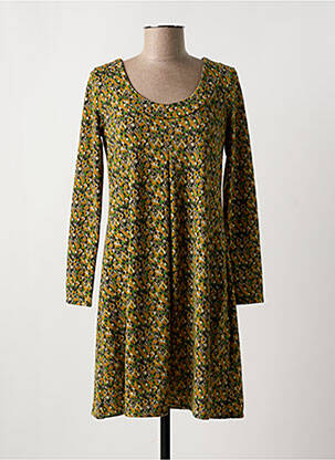 Robe courte vert LINGAM pour femme