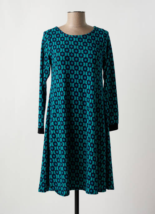 Robe courte bleu LINGAM pour femme