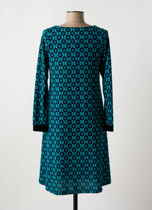 Robe courte bleu LINGAM pour femme