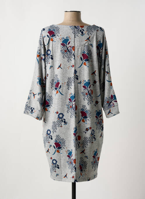 Robe courte gris LILY & ME pour femme