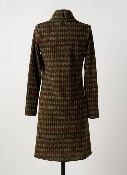 Robe courte vert LINGAM pour femme