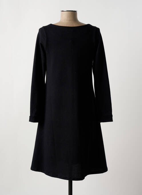 Robe mi-longue noir LINGAM pour femme