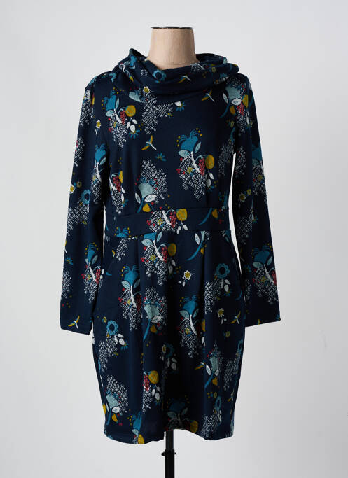 Robe courte bleu LILY & ME pour femme