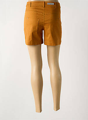 Short fermeture zippée sous rabat boutonné marron LA FIANCÉE femme