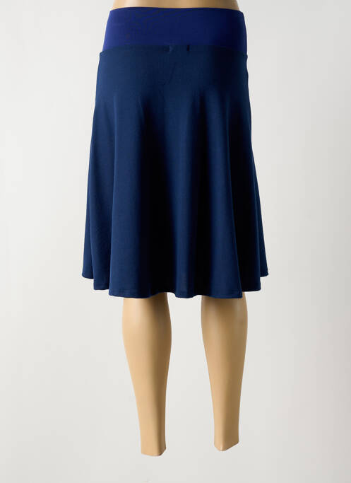Jupe mi-longue bleu LINGAM pour femme