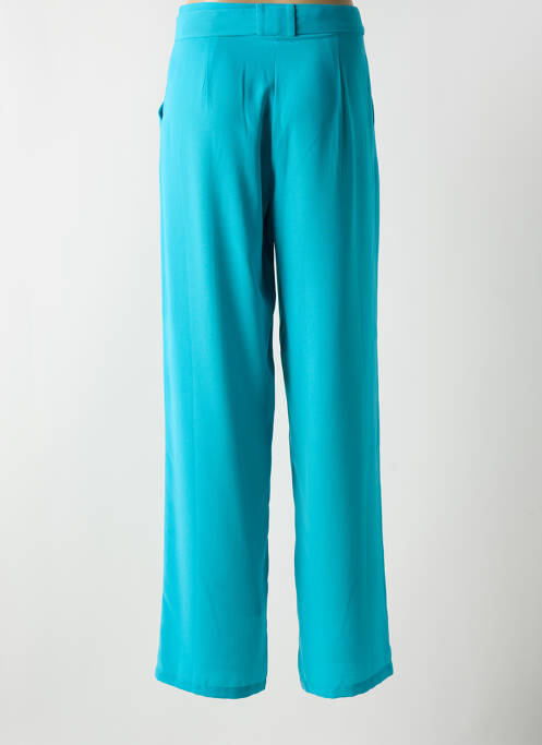 Pantalon droit bleu MD'M pour femme