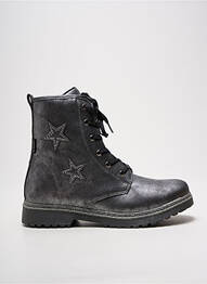 Bottines/boots matière lisse talon plat jusqu'à 3cm argent LICO femme